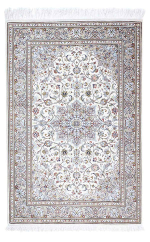 Persisk matta - Ghom - 121 x 80 cm - beige