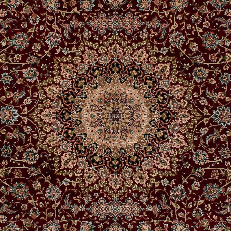 Silk matta - China Silk - 183 x 122 cm - mörkröd