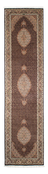 Runner Persisk matta - Tabriz - 302 x 82 cm - mörkblå