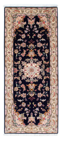Runner Persisk matta - Tabriz - Royal - 200 x 83 cm - mörkblå