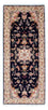 Runner Persisk matta - Tabriz - Royal - 200 x 83 cm - mörkblå