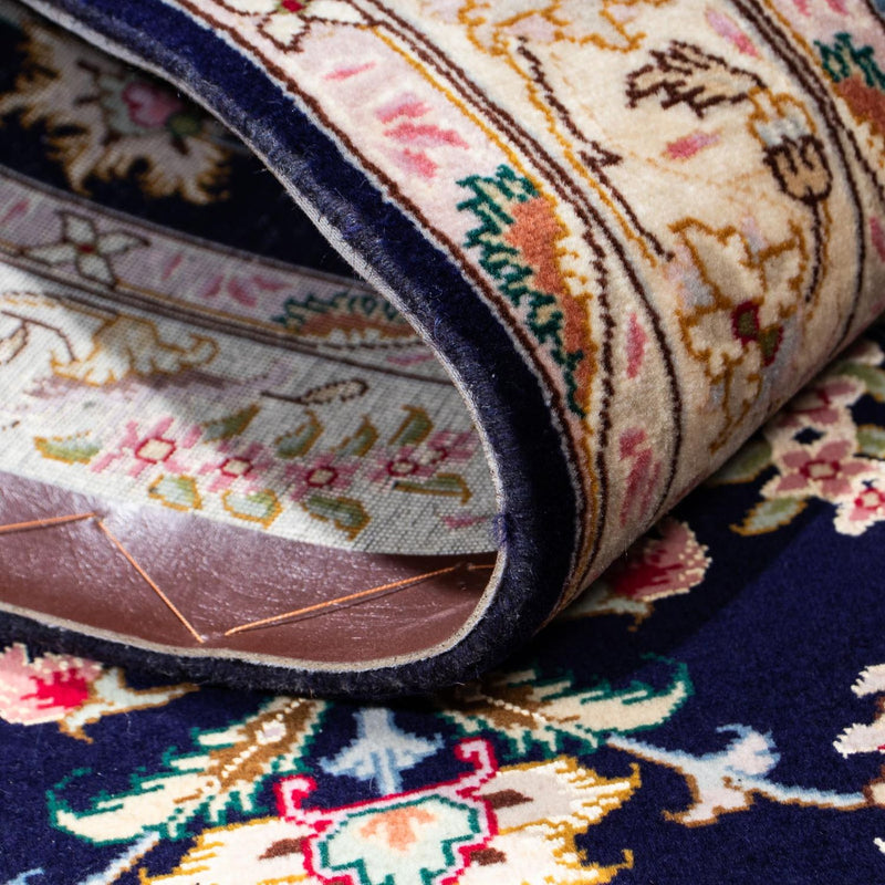 Runner Persisk matta - Tabriz - Royal - 200 x 83 cm - mörkblå