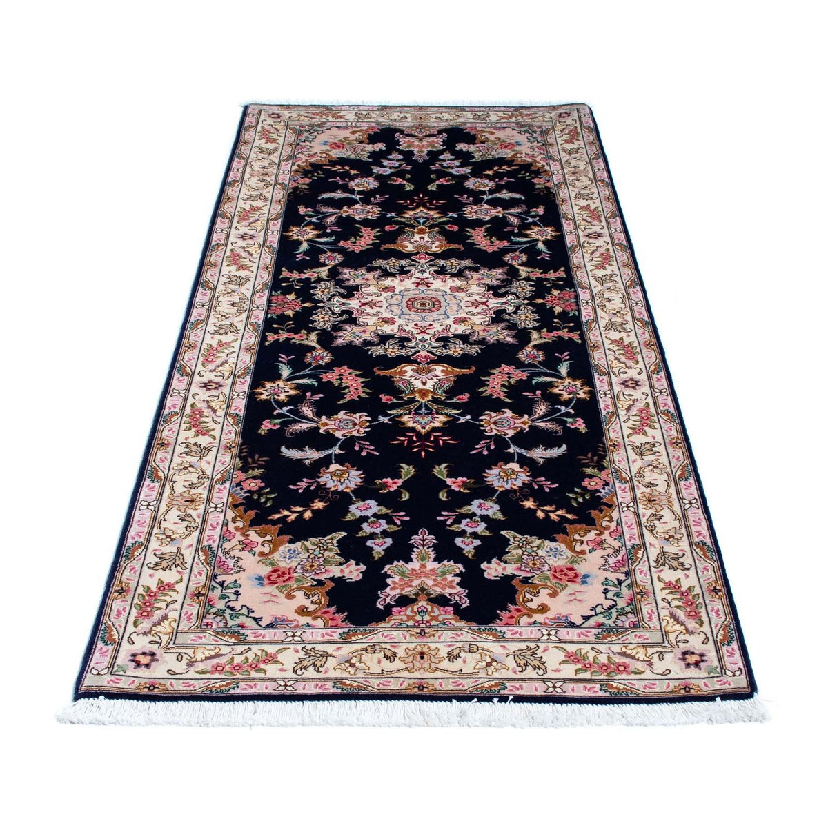 Runner Persisk matta - Tabriz - Royal - 200 x 83 cm - mörkblå