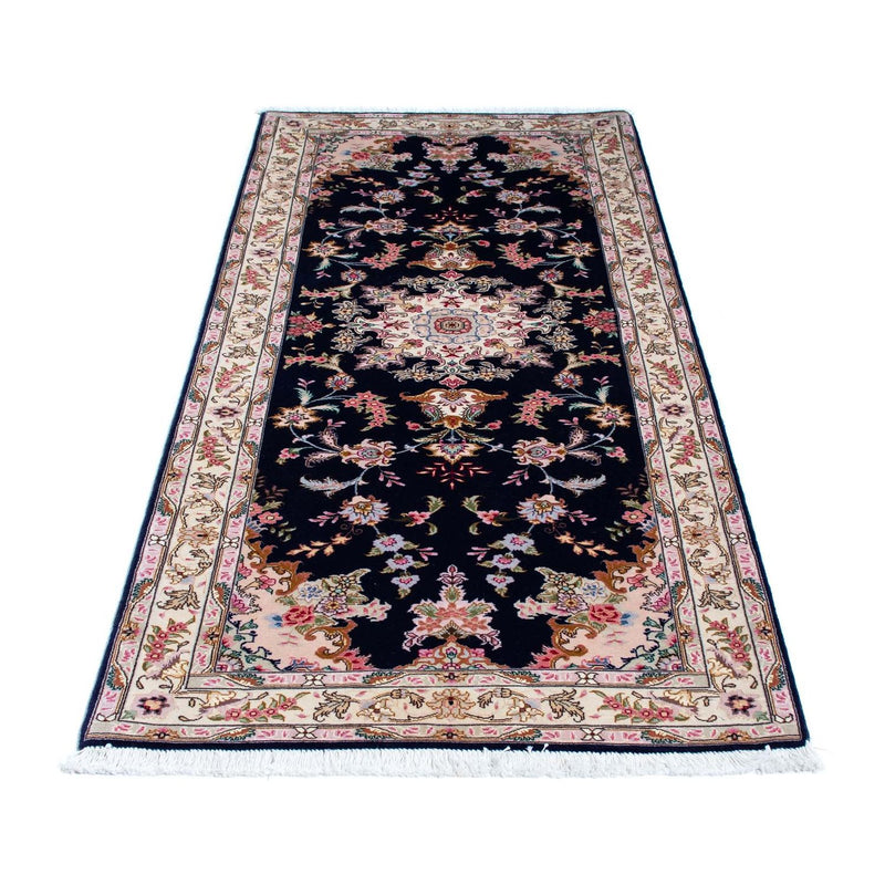 Runner Persisk matta - Tabriz - Royal - 200 x 83 cm - mörkblå