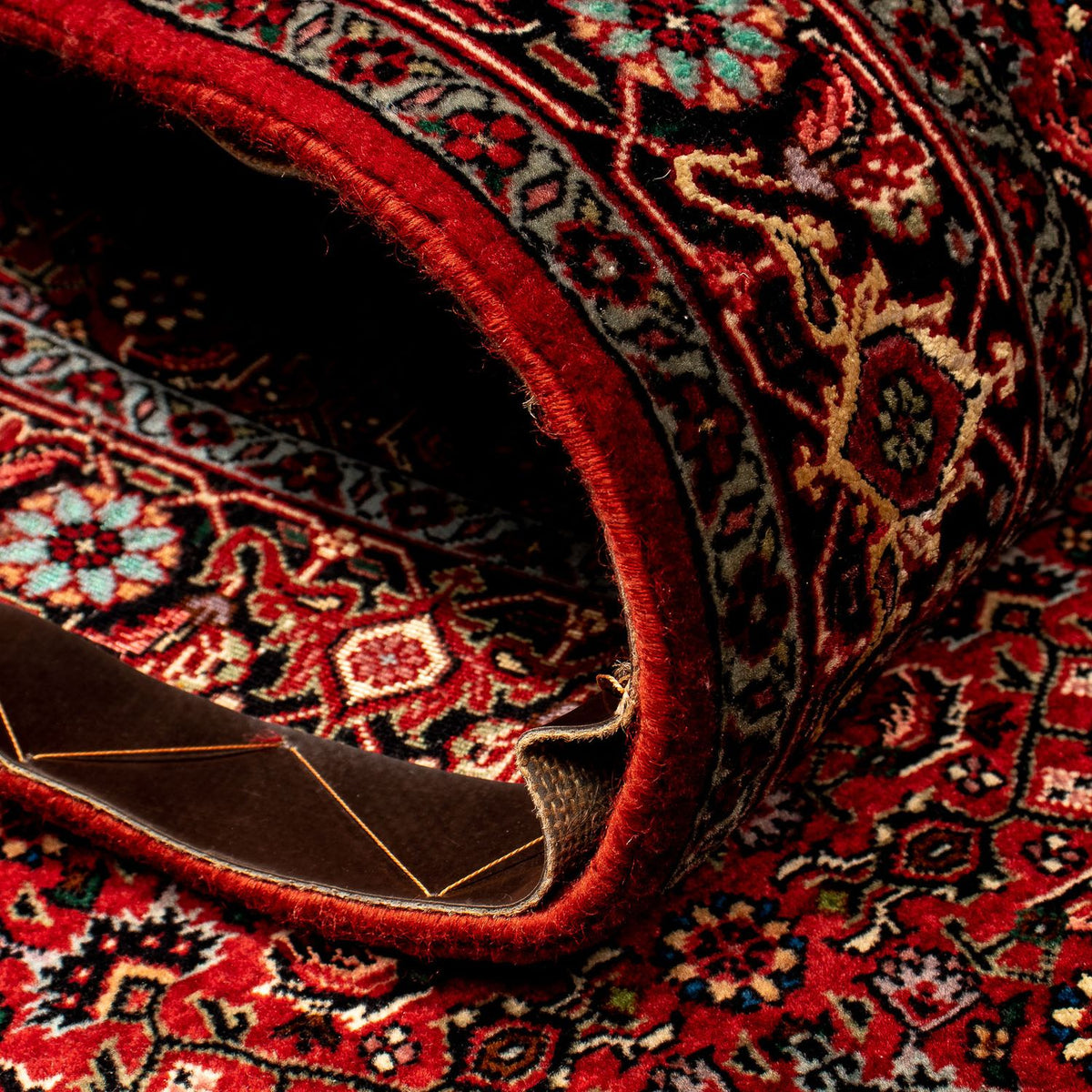 Runner Persisk matta - Bijar - 290 x 82 cm - mörkröd