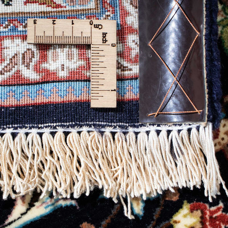 Persisk matta - Ghom - 210 x 140 cm - mörkblå