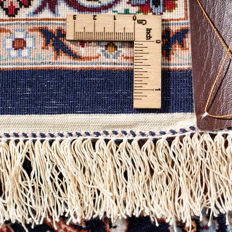 Persisk matta - Isfahan - Premium - 218 x 145 cm - mörkblå