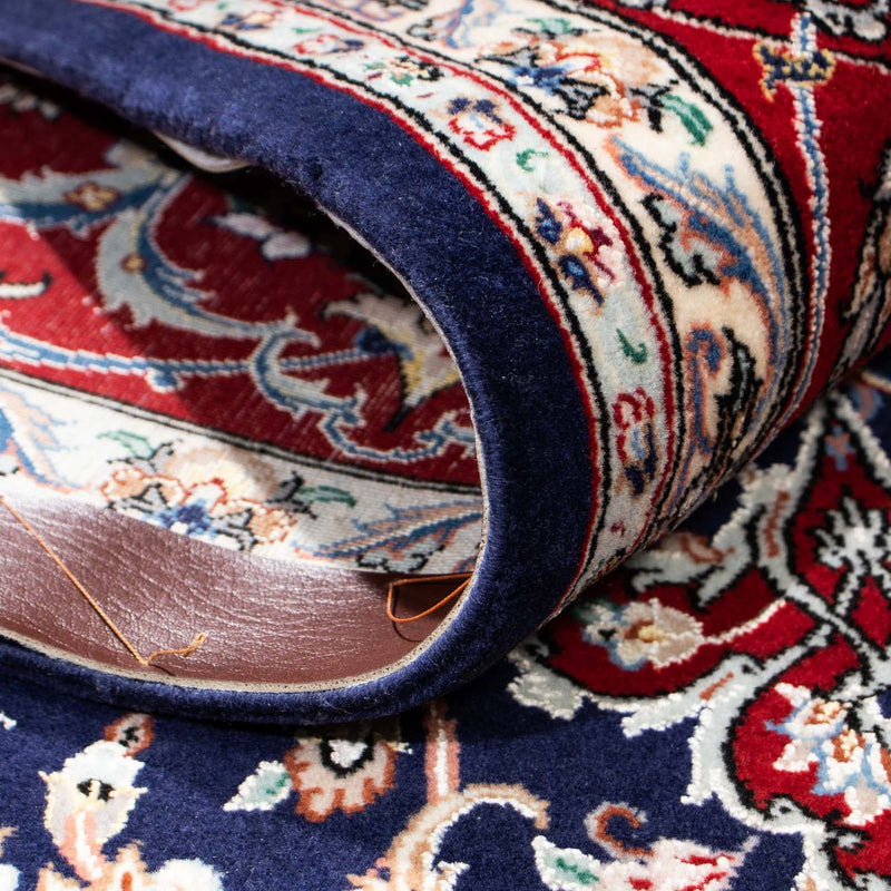 Persisk matta - Isfahan - Premium - 200 x 130 cm - mörkblå