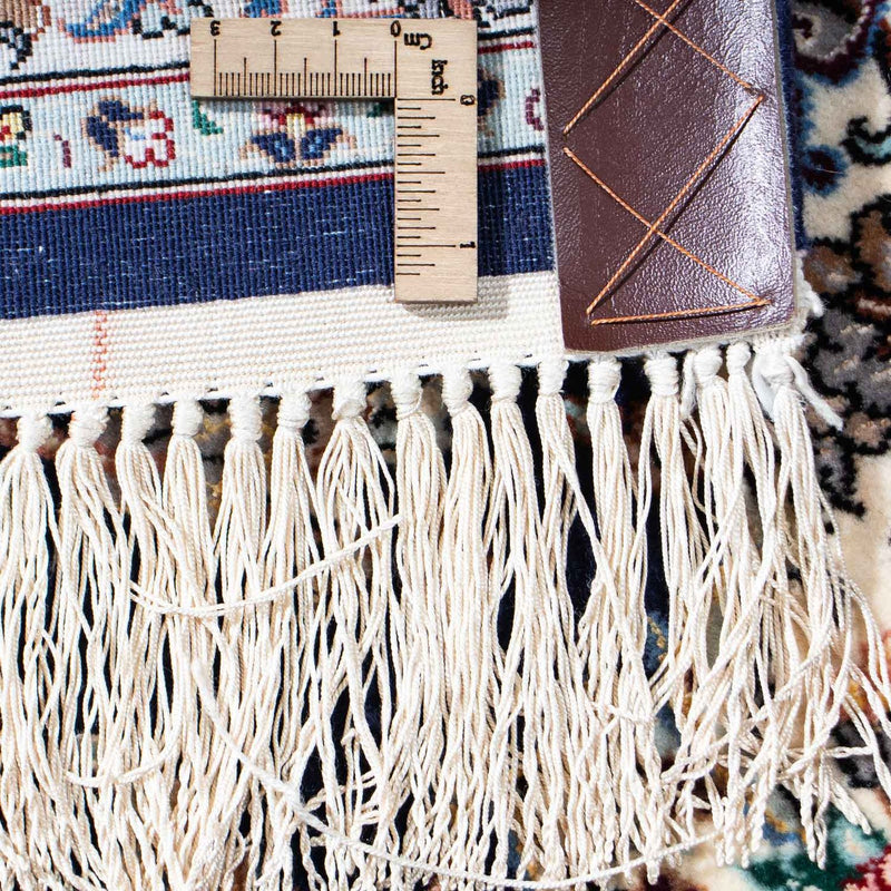 Persisk matta - Isfahan - Premium - 200 x 130 cm - mörkblå