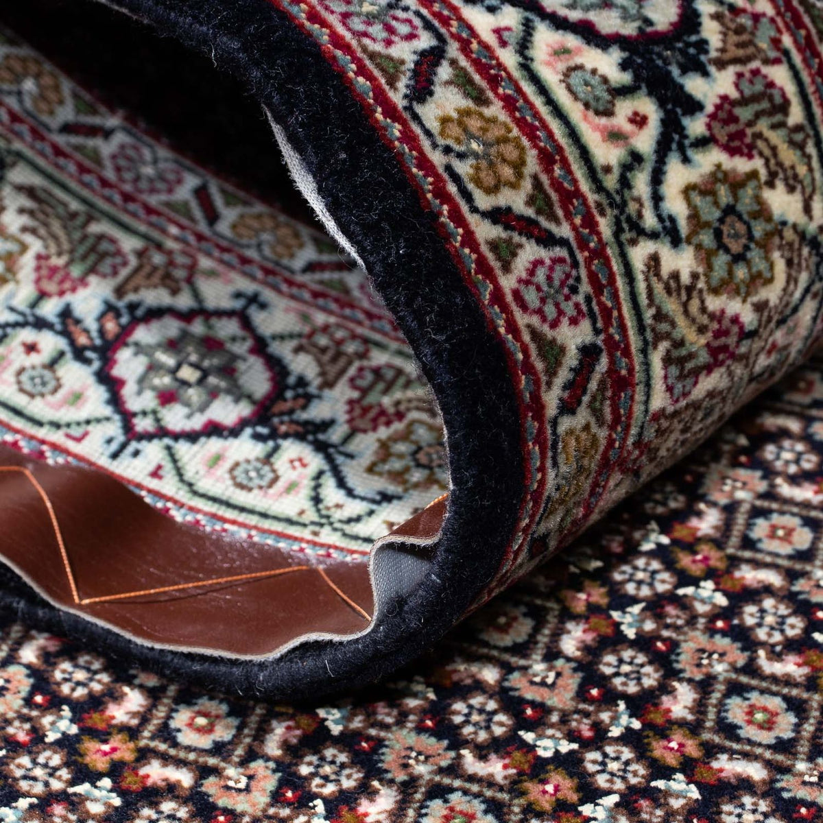 Runner Persisk matta - Tabriz - 209 x 85 cm - mörkblå