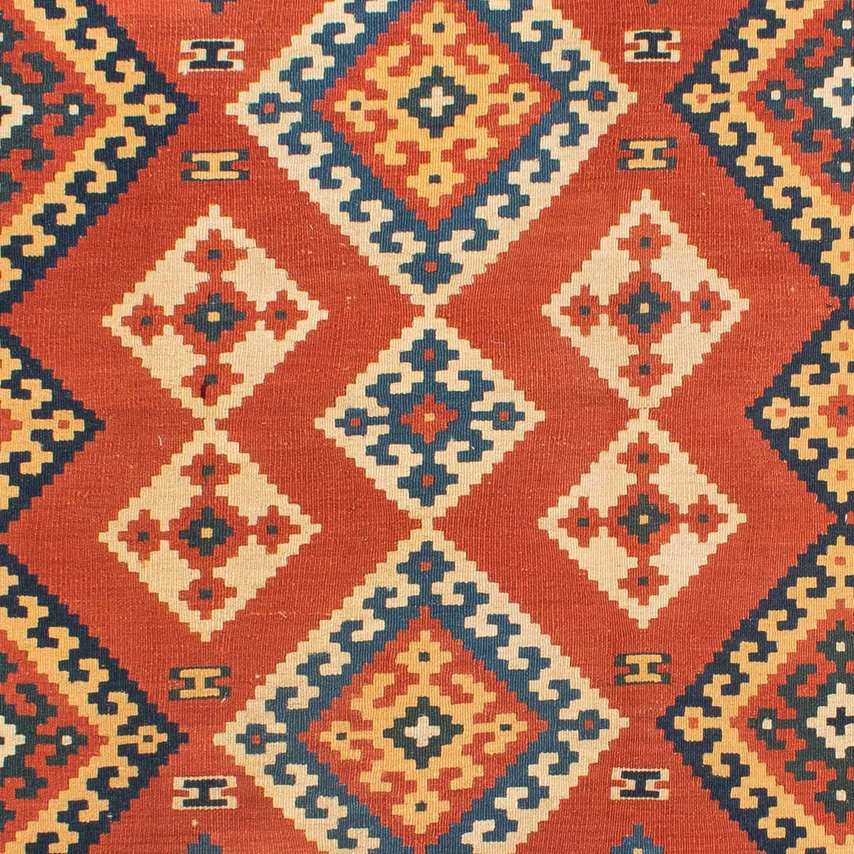 Kelim Carpet - orientalisk matta - 238 x 200 cm - flerfärgad