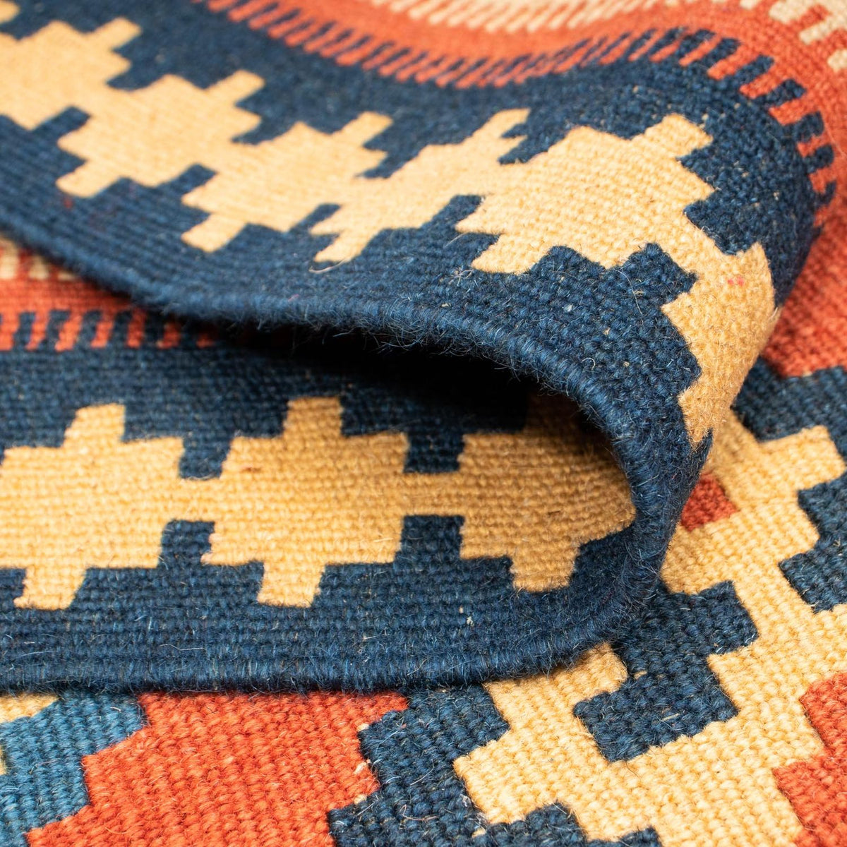 Kelim Carpet - orientalisk matta - 238 x 200 cm - flerfärgad