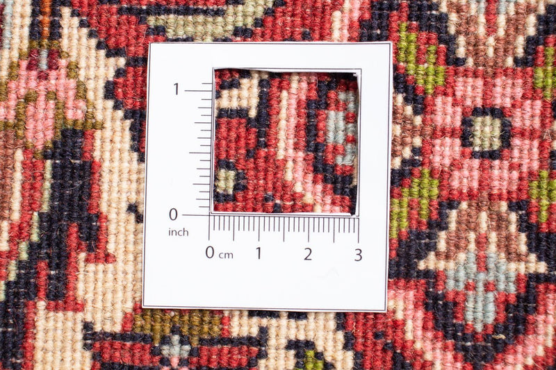 Persisk matta - Bijar kvadrat  - 208 x 200 cm - ljusröd