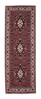 Runner Persisk matta - Bijar - 205 x 74 cm - mörkröd