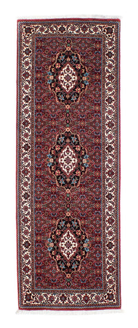 Runner Persisk matta - Bijar - 205 x 74 cm - mörkröd
