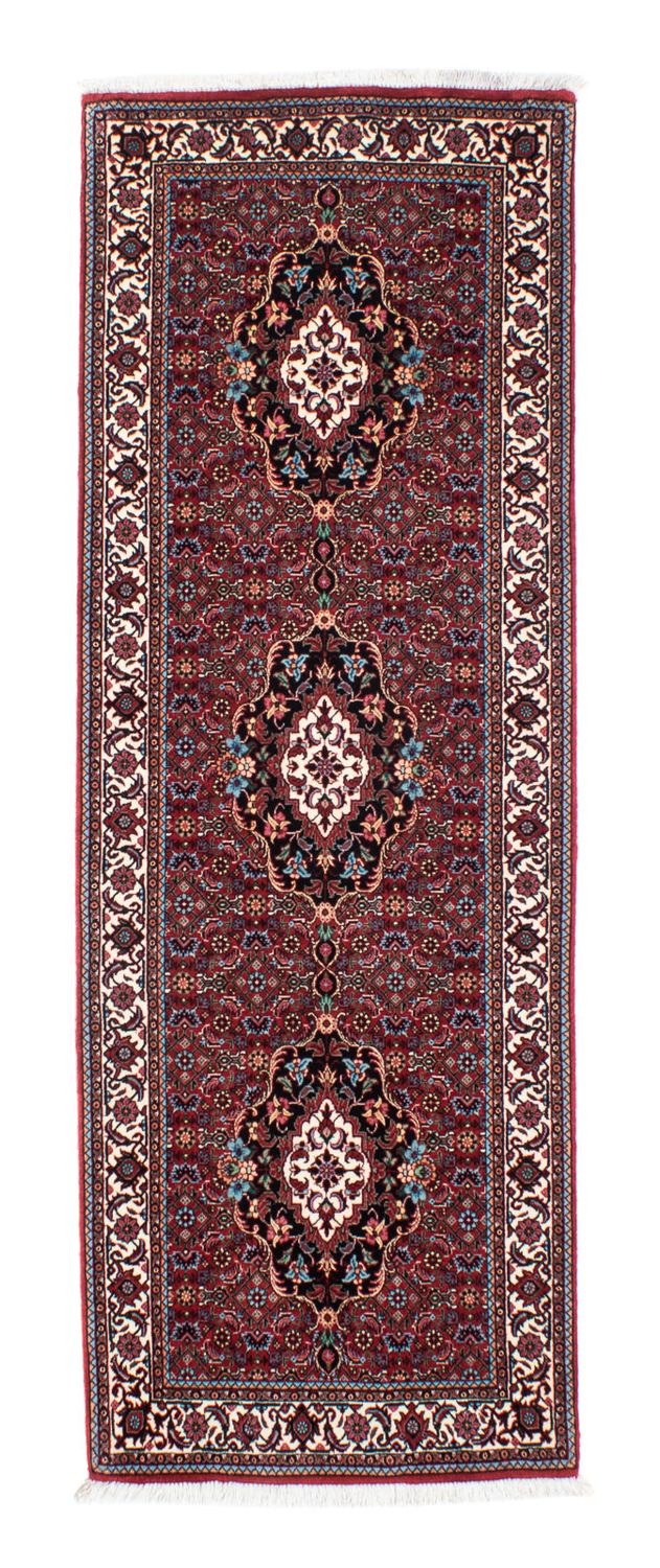 Runner Persisk matta - Bijar - 205 x 74 cm - mörkröd
