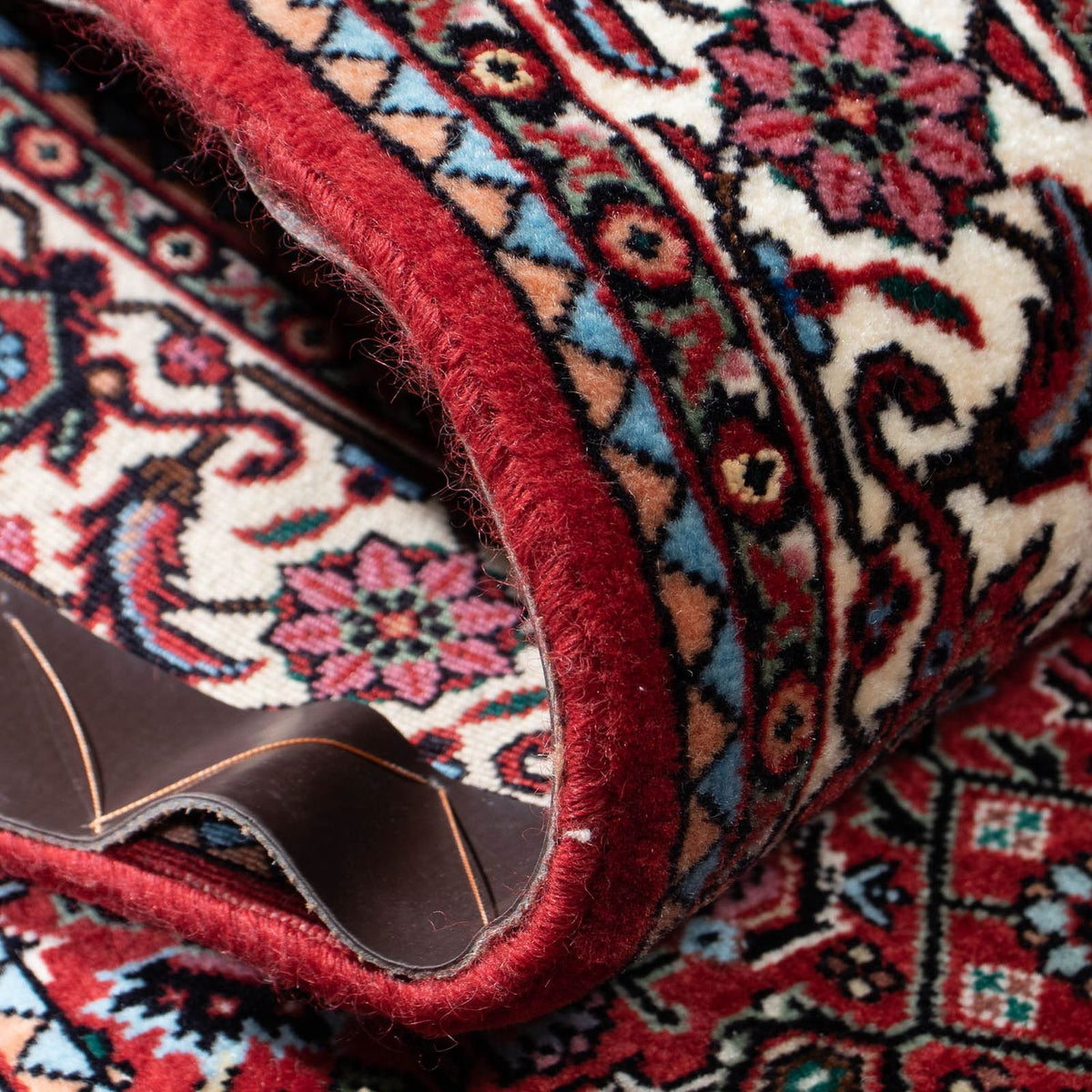 Runner Persisk matta - Bijar - 205 x 74 cm - mörkröd