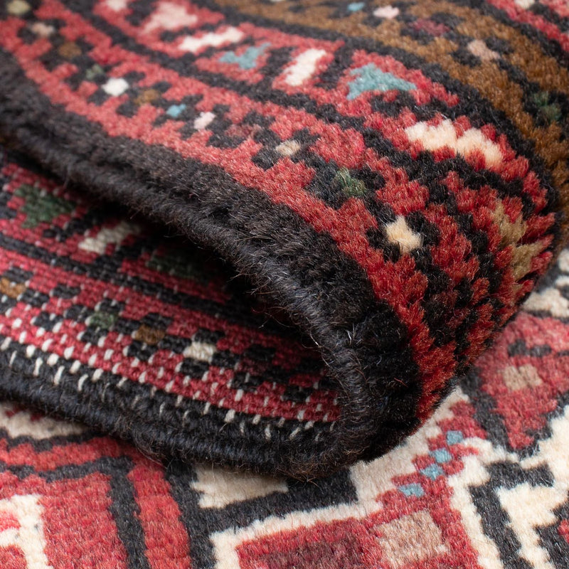 Persisk matta - Nomadic - 105 x 66 cm - mörkröd