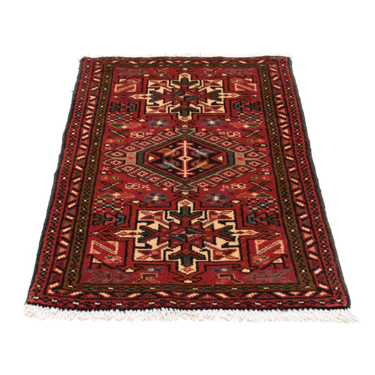 Persisk matta - Nomadic - 105 x 66 cm - mörkröd