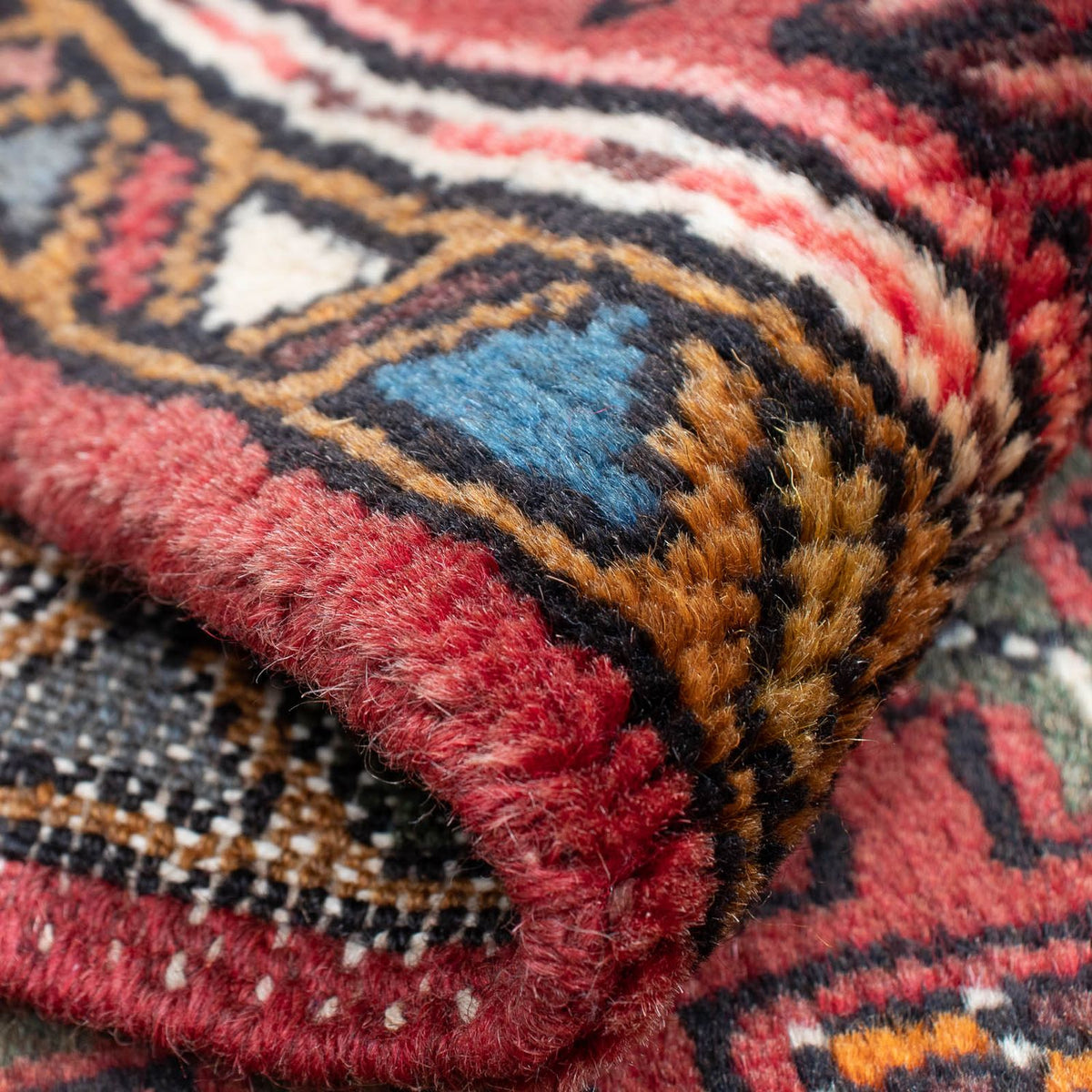 Persisk matta - Nomadic - 105 x 60 cm - mörkröd