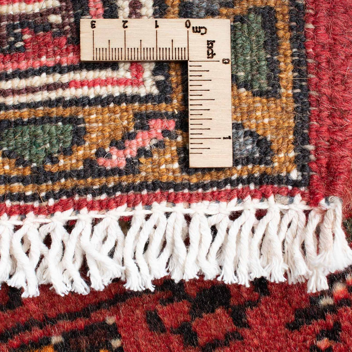 Persisk matta - Nomadic - 105 x 60 cm - mörkröd