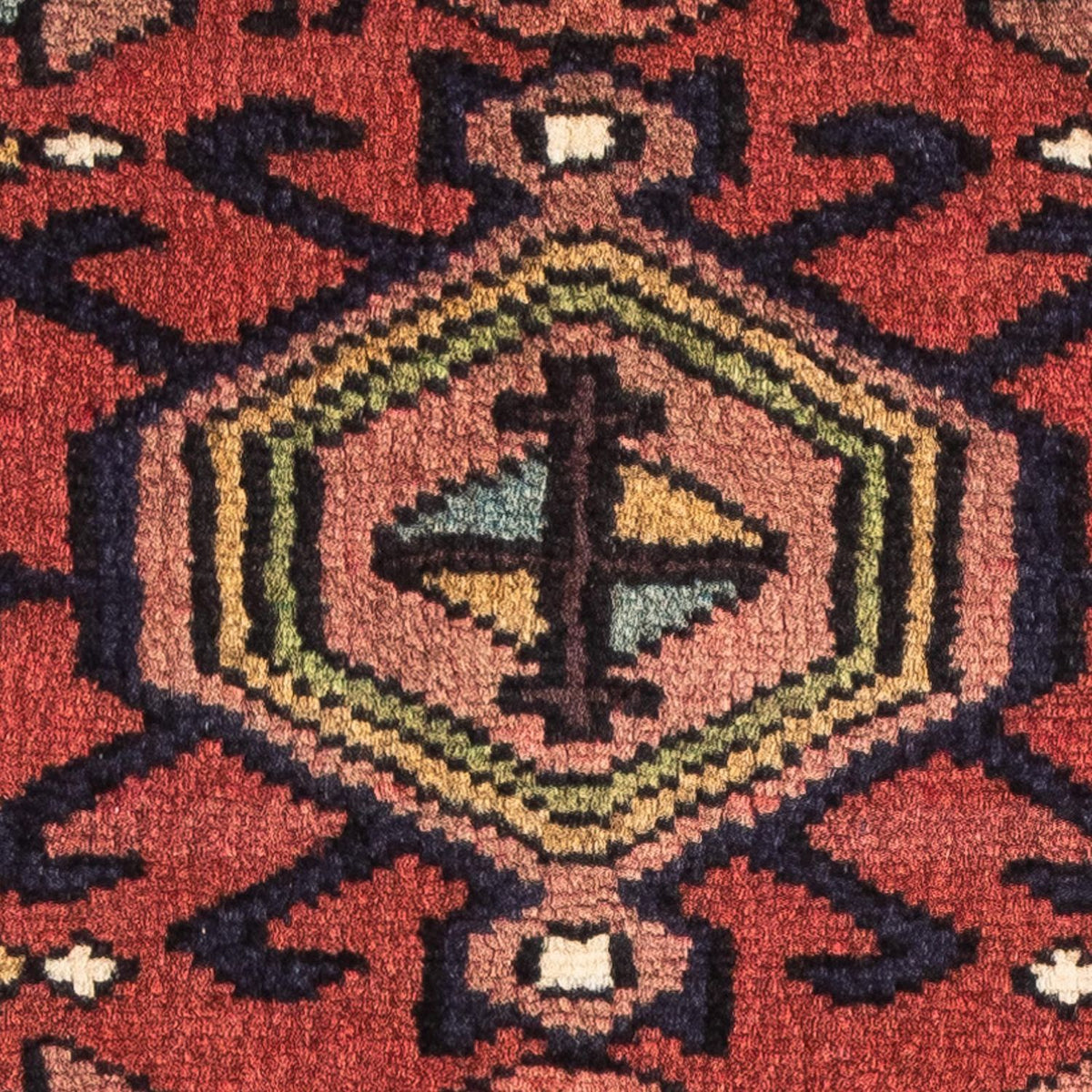 Persisk matta - Nomadic - 105 x 65 cm - mörkröd