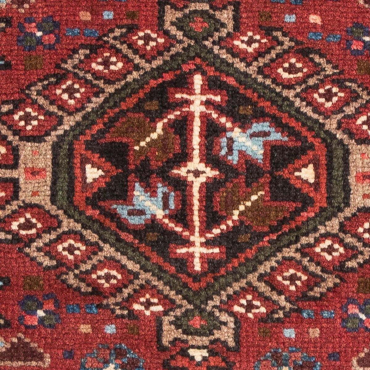 Persisk matta - Nomadic - 108 x 65 cm - mörkröd