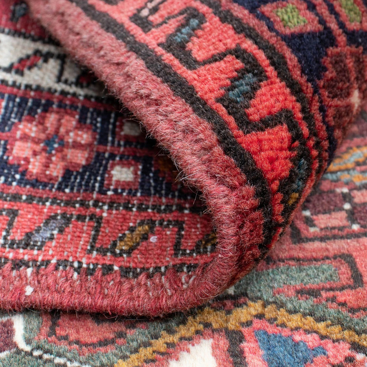 Persisk matta - Nomadic - 115 x 75 cm - mörkröd