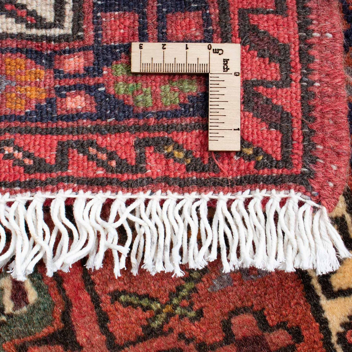 Persisk matta - Nomadic - 115 x 75 cm - mörkröd