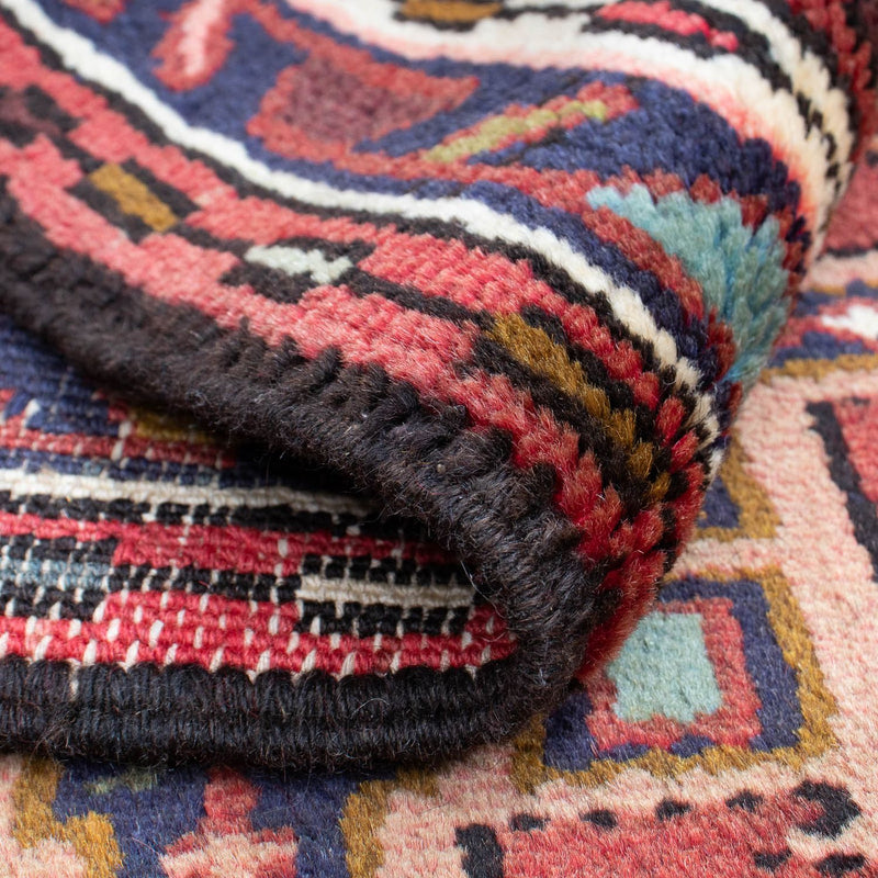 Persisk matta - Nomadic - 100 x 73 cm - mörkröd