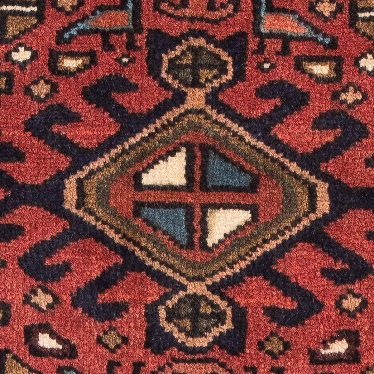 Persisk matta - Nomadic - 100 x 67 cm - mörkröd