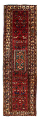 Runner Persisk matta - Nomadic - 337 x 103 cm - mörkröd