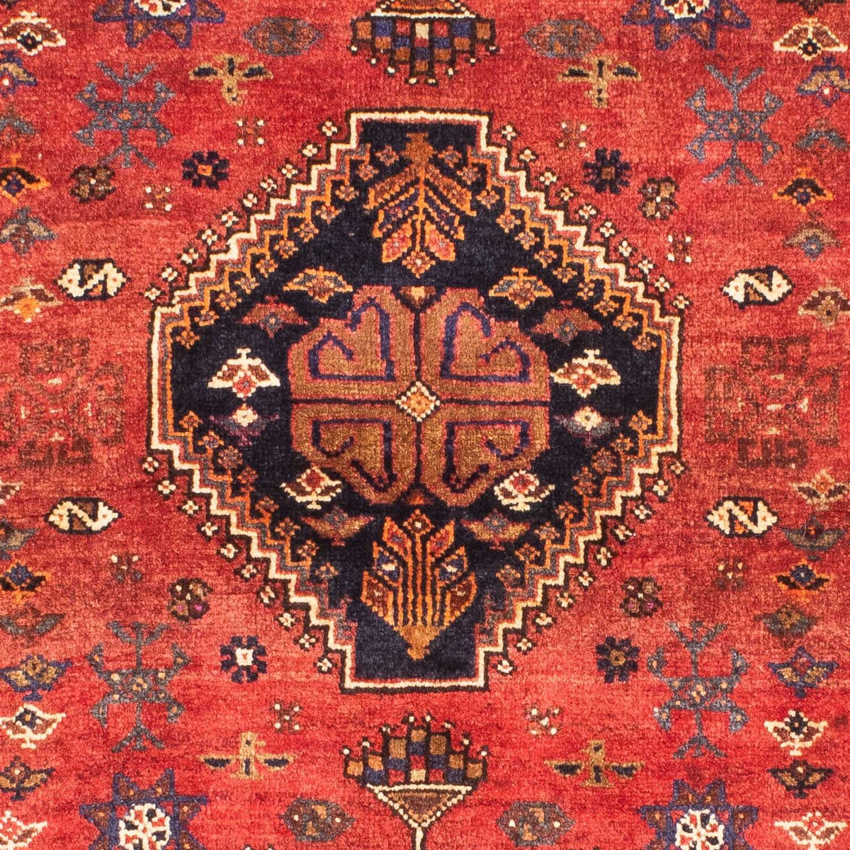 Persisk matta - Nomadic - 170 x 118 cm - mörkröd