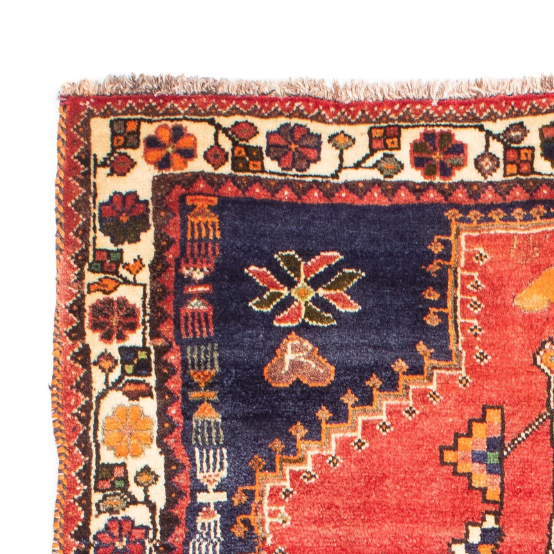 Persisk matta - Nomadic - 175 x 113 cm - mörkröd