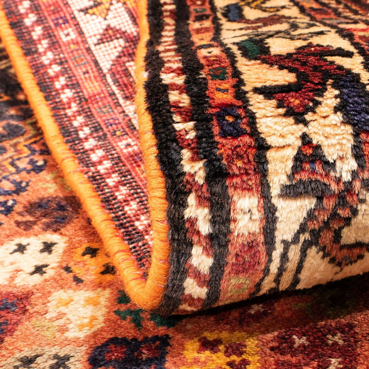 Persisk matta - Nomadic - 160 x 112 cm - ljusröd