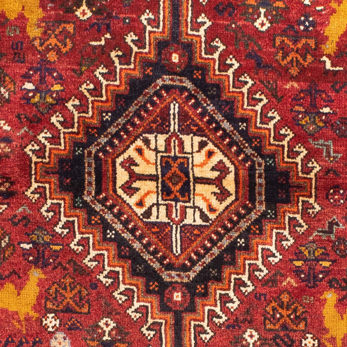 Persisk matta - Nomadic - 165 x 113 cm - mörkröd