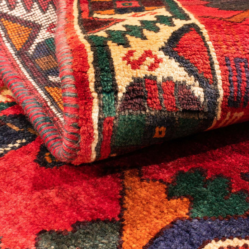 Persisk matta - Nomadic - 159 x 117 cm - mörkröd