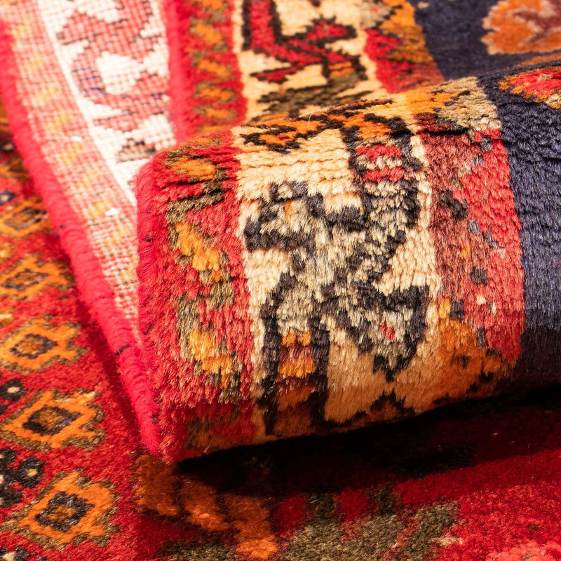 Persisk matta - Nomadic - 159 x 106 cm - mörkröd