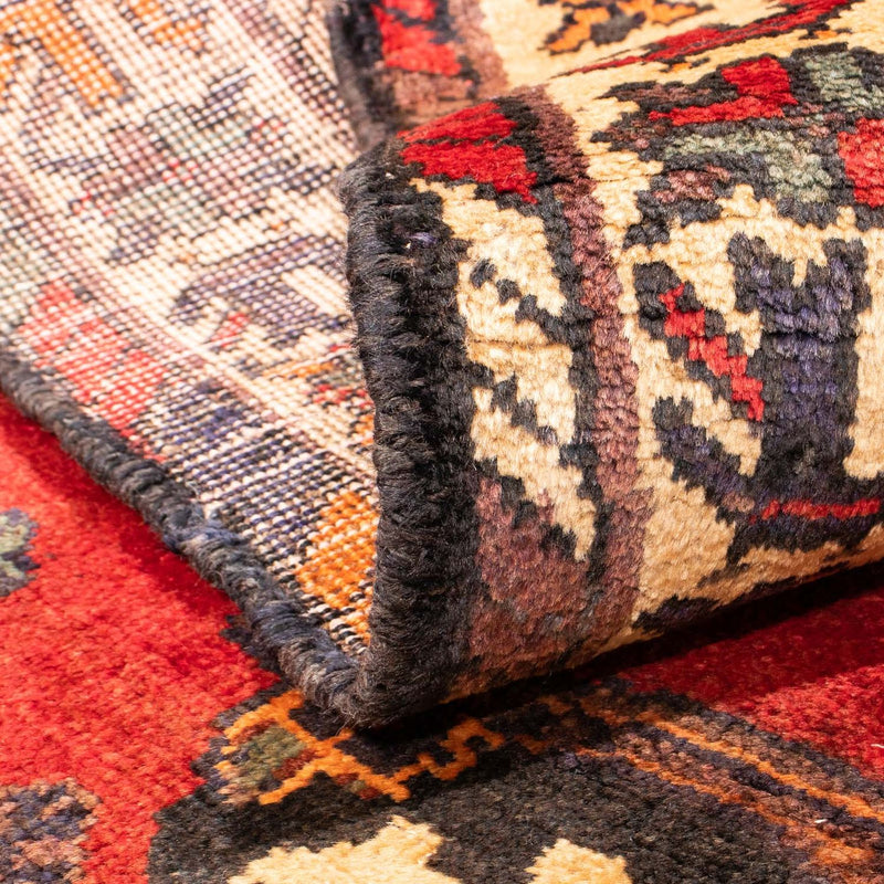 Persisk matta - Nomadic - 155 x 110 cm - mörkröd