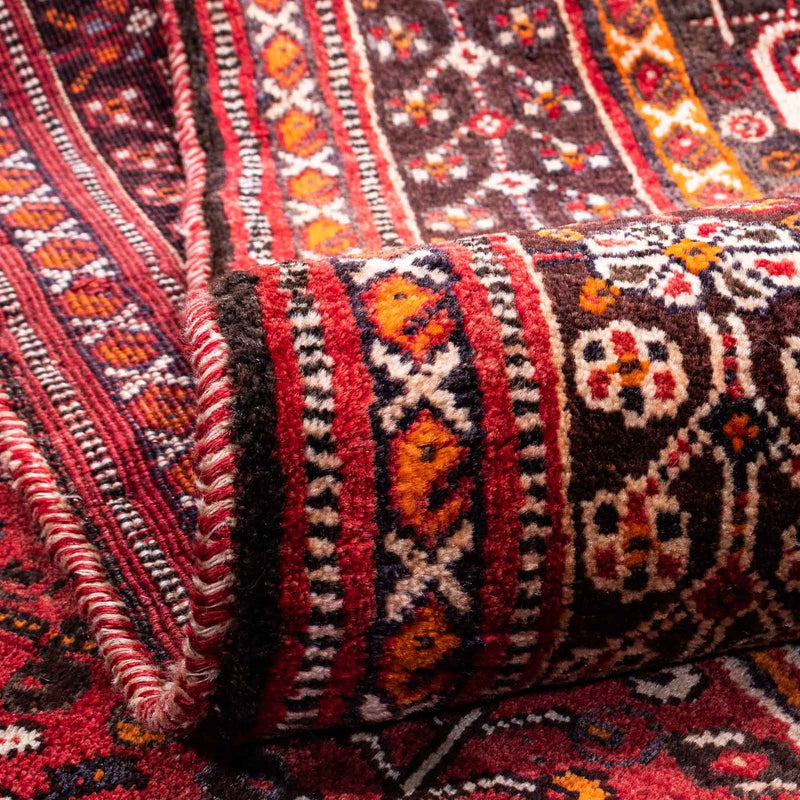 Persisk matta - Nomadic - 250 x 160 cm - mörkröd