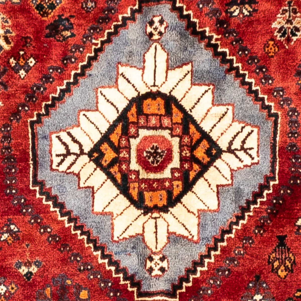 Persisk matta - Nomadic - 255 x 170 cm - mörkröd