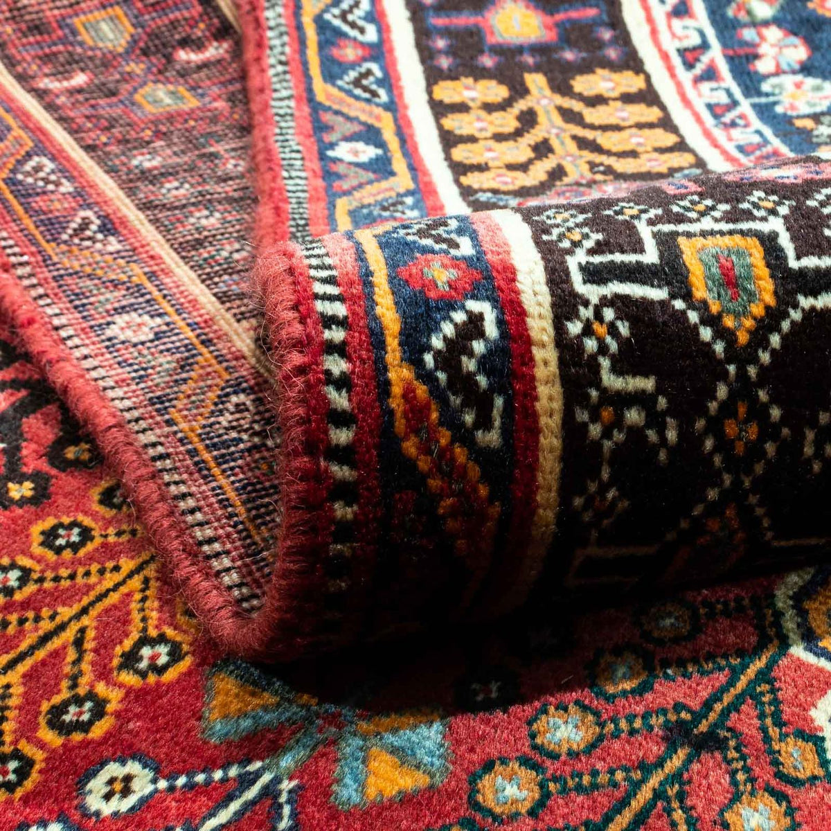 Persisk matta - Nomadic - 270 x 165 cm - mörkröd