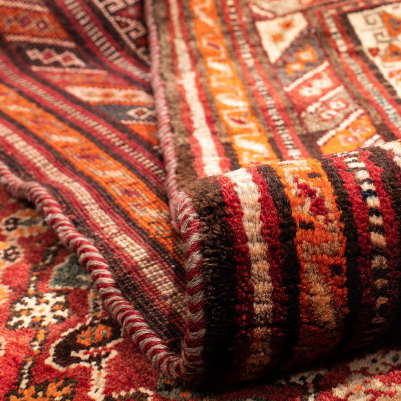 Persisk matta - Nomadic - 240 x 190 cm - mörkröd