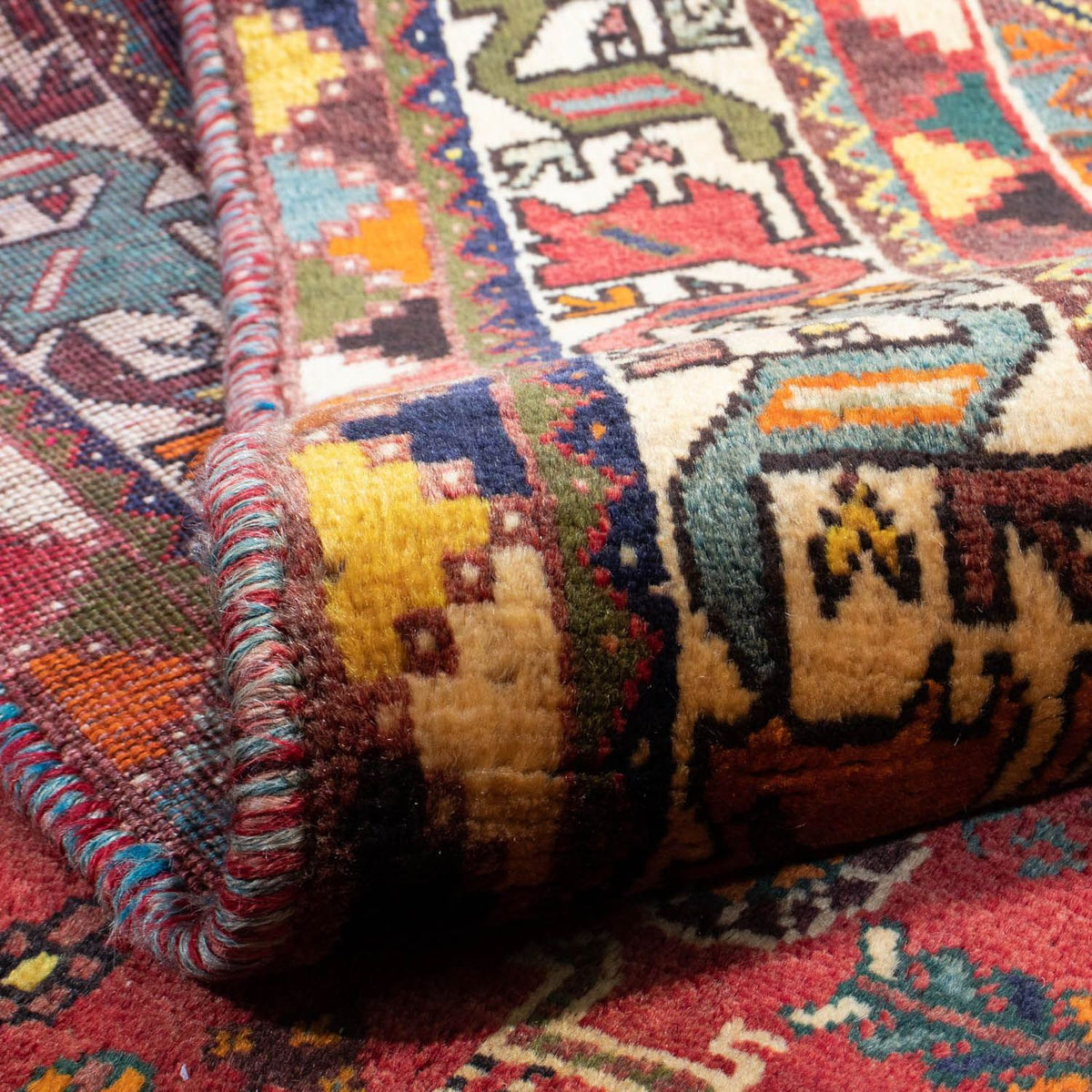 Persisk matta - Nomadic - 283 x 185 cm - röd