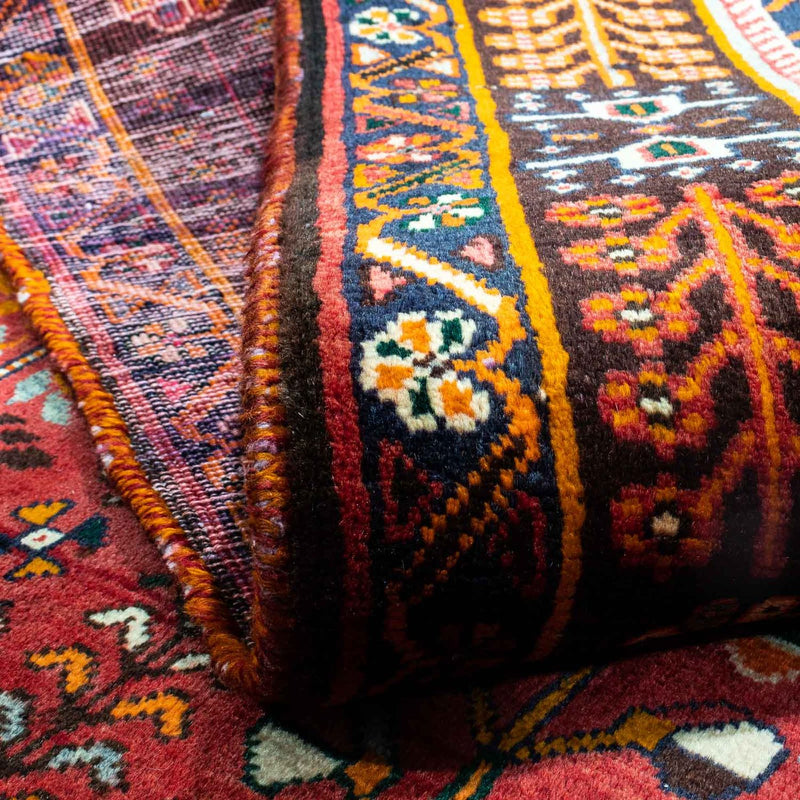 Persisk matta - Nomadic - 278 x 165 cm - mörkröd