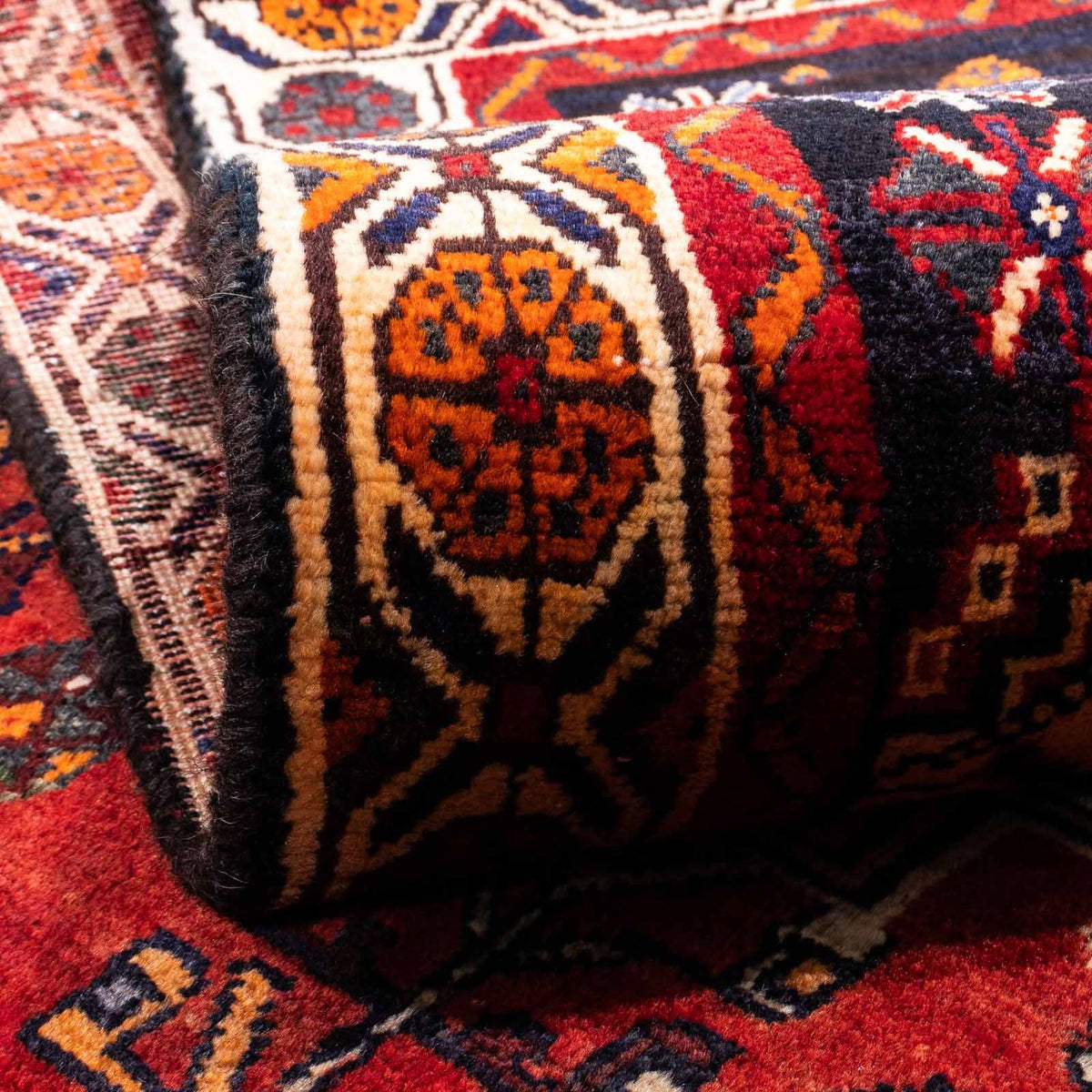 Persisk matta - Nomadic - 247 x 153 cm - mörkröd