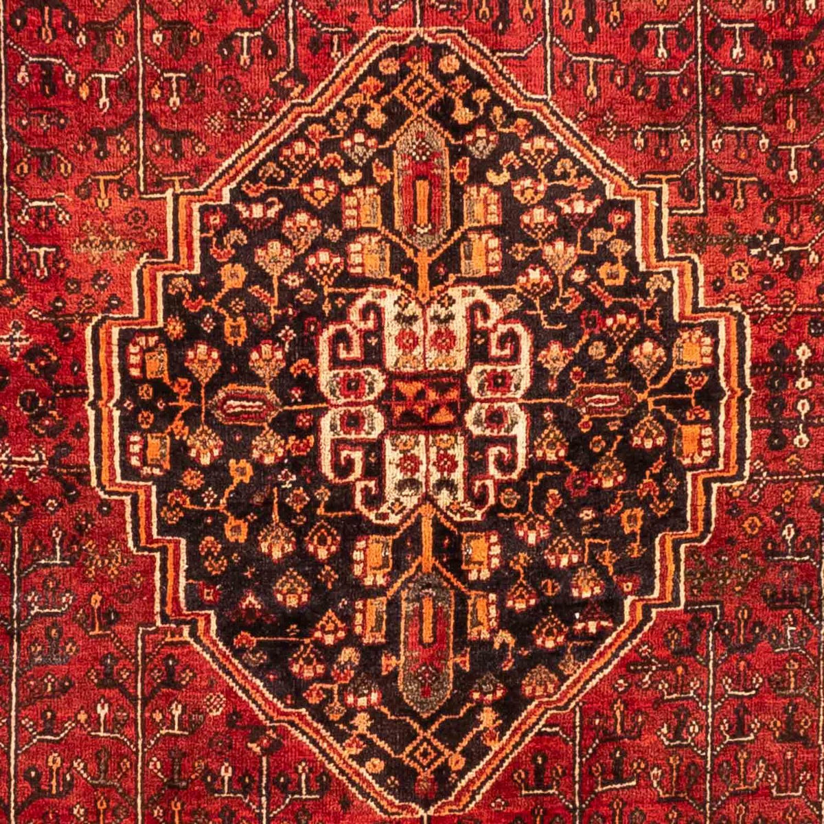 Persisk matta - Nomadic - 240 x 158 cm - mörkröd