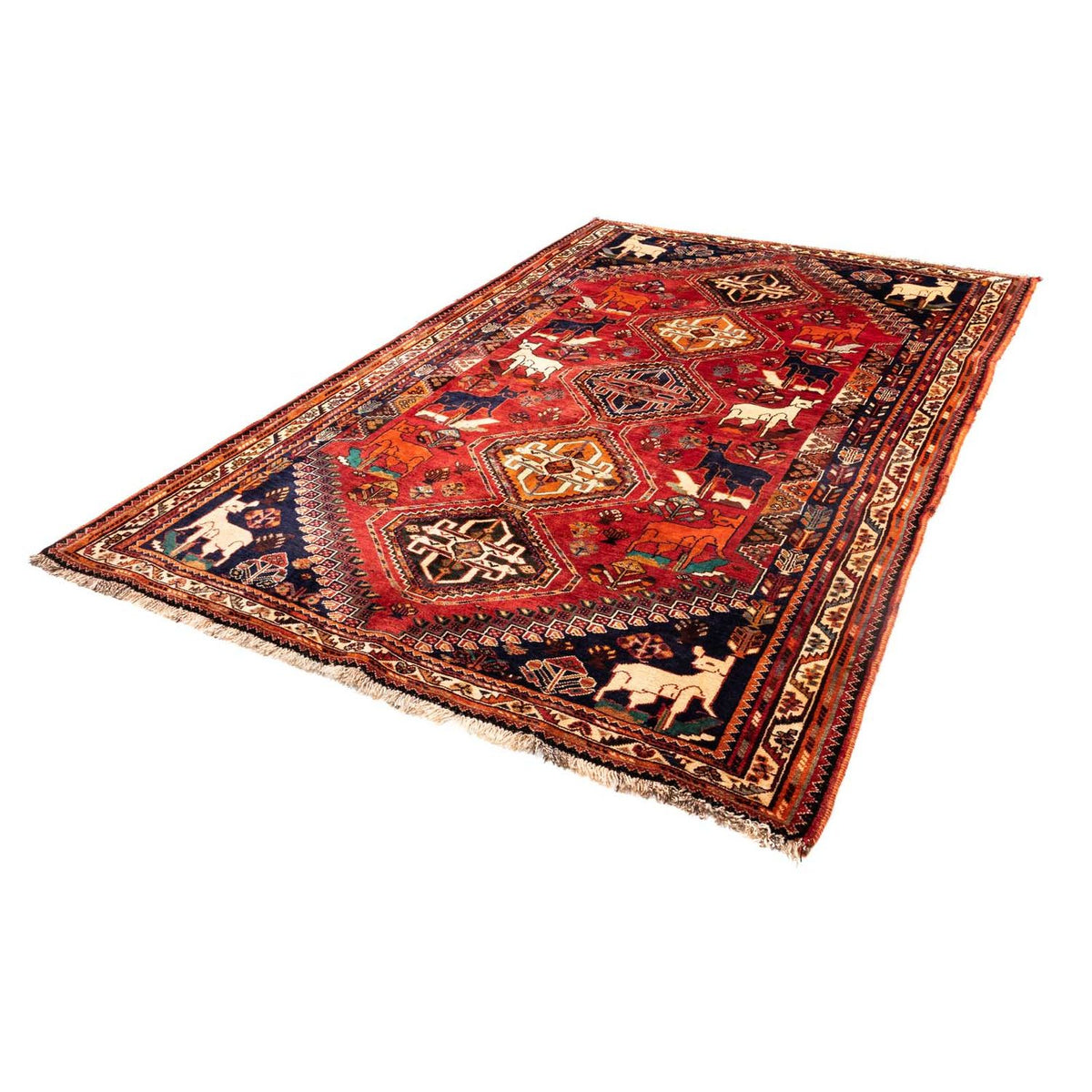 Persisk matta - Nomadic - 265 x 172 cm - röd