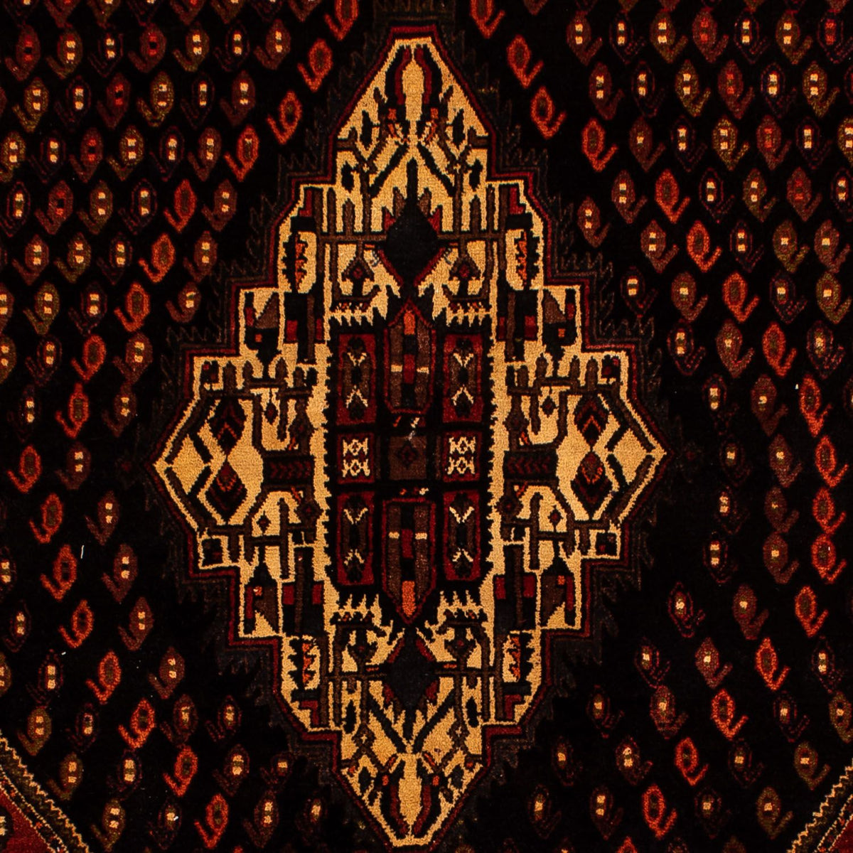 Persisk matta - Nomadic - 307 x 210 cm - mörkblå