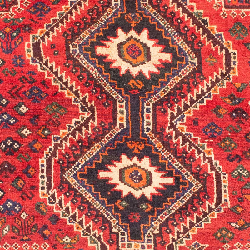 Persisk matta - Nomadic - 150 x 118 cm - mörkröd